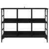 vidaXL Buffet Carvalho Preto 102 x 32 x 73,5 cm