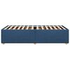 vidaXL Estrutura de cama sem colch&atilde;o 100x200 cm tecido azul