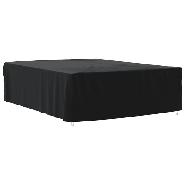 vidaXL Capa para mobili&aacute;rio de jardim 350x260x90 cm 420D oxford preto