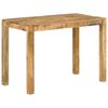vidaXL Mesa de jantar 110x55x76 cm madeira de mangueira maci&ccedil;a
