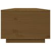 vidaXL Mesa de centro 80x50x35,5 cm madeira pinho maciça castanho-mel