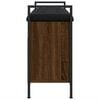vidaXL Banco sapateira 85,5x32x57,5cm deriv. madeira carvalho castanho