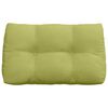 vidaXL Travesseiro para Costas Verde Claro 80 x 24 x 50 cm tecido