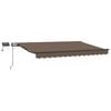 vidaXL Toldo retr&aacute;til Cinzento-acastanhado 600 &times; 300 cm