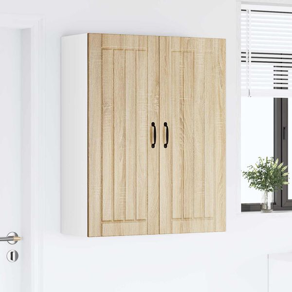 vidaXL Arm&aacute;rio de Cozinha Lucca Carvalho Sonoma 80 x 31 x 100 cm