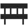 vidaXL Cabeceira de cama 93,5x3x81 cm pinho maci&ccedil;o preto