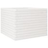 vidaXL Vaso/floreira de jardim 60x60x45,5 cm pinho maci&ccedil;o branco