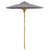 vidaXL Guarda-sol de Jardim &Oslash; 180 x 230 cm Bambu Redondo