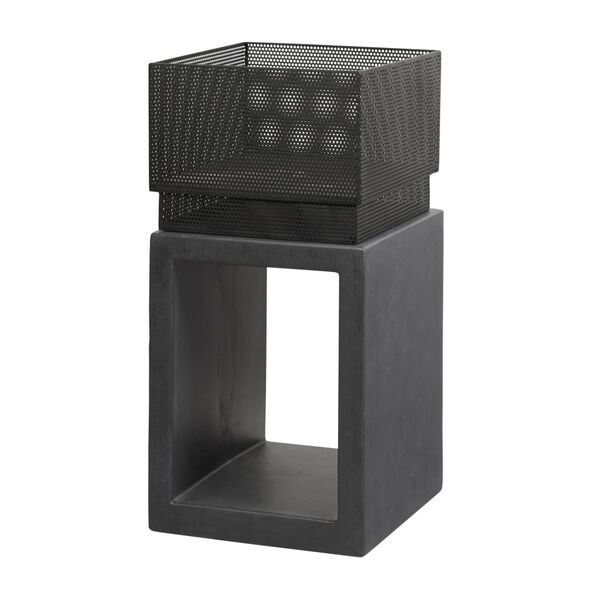 R'elite Ta&ccedil;a de combust&atilde;o quadrada com base aspeto granito 979756