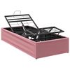 vidaXL Estrutura de Cama El&eacute;trica Ajust&aacute;vel Rosa 200 x 70 x 33,5 cm