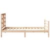 vidaXL Cama sem colch&atilde;o 100x200 cm madeira de pinho maci&ccedil;a