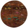 vidaXL Tampo de mesa redondo &Oslash;60x2,5cm madeira recuperada maci&ccedil;a