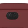 vidaXL Poltrona reclin. elevat&oacute;ria el&eacute;trica couro artif vermelho-tinto
