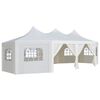 vidaXL Tecido para gazebo Branco 448 x 320 cm Poli&eacute;ster