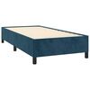 vidaXL Estrutura de cama sem colch&atilde;o 90x200 cm veludo azul-escuro