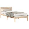 vidaXL Estrutura da Cama com cabeceira Castanho 100 x 220 cm