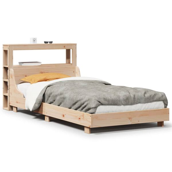 vidaXL Cama sem colch&atilde;o 90x190 cm madeira de pinho maci&ccedil;a