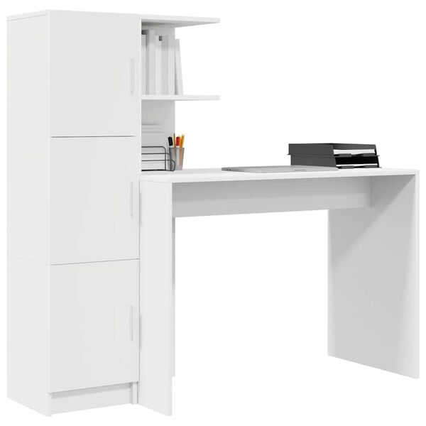 vidaXL Mesa 2 pcs Branco
