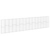 vidaXL Muro gabi&atilde;o com tampas a&ccedil;o galvanizado 900x30x200 cm