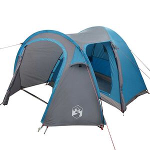 vidaXL Barraca em Forma de C&uacute;pula C&uacute;pula Azul 384 x 254 x 170 cm
