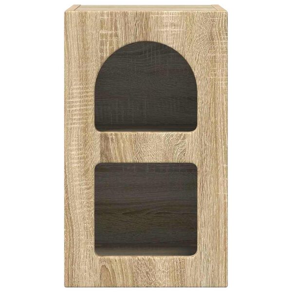 vidaXL Mesa-de-cabeceira Carvalho Sonoma 29,5 x 33,5 x 50 cm