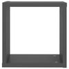 vidaXL Prateleiras de parede forma de cubo 2 pcs 30x15x30 cm cinzento