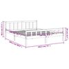 vidaXL Cama sem colch&atilde;o 180x200 cm pinho maci&ccedil;o castanho-mel