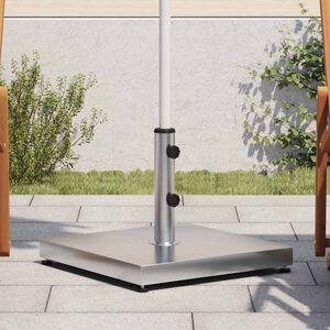 vidaXL Base de guarda-sol para postes de &Oslash;32/38/48 mm 28 kg quadrado
