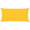 vidaXL Para-sol estilo vela 160 g/m&sup2; 2x4 m PEAD amarelo