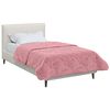 vidaXL Duvet de Ano Inteiro Colchonete Rosa 140 x 220 cm