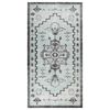 vidaXL Tapete de exterior tecelagem lisa 80x150 cm verde e cinzento