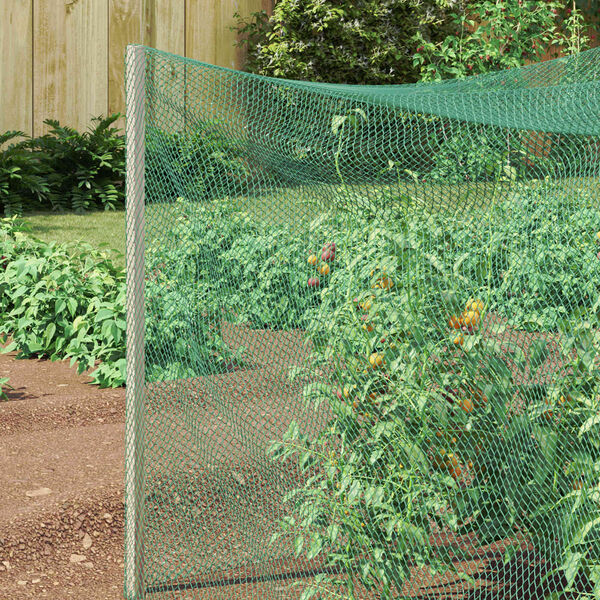 vidaXL Rede de Prote&ccedil;&atilde;o para P&aacute;ssaros Verde 4 x 10 m Polietileno