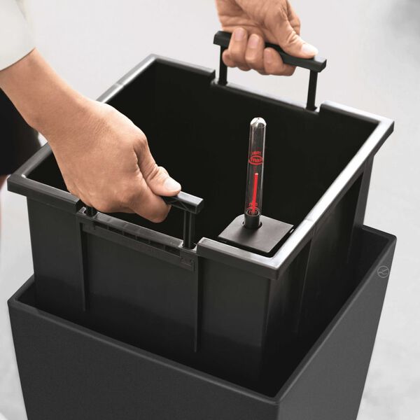 LECHUZA Vaso Cubico Color 30 ALL-IN-ONE ard&oacute;sia 13138