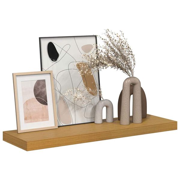 vidaXL Prateleira de Parede Bege 80 x 23,5 x 4 cm Madeira processada