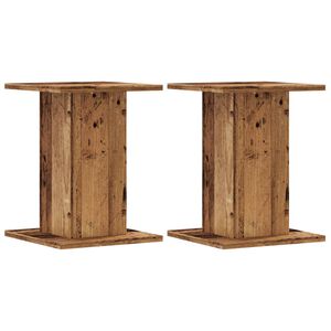 vidaXL Suportes p/ plantas 2 pcs 30x30x40 cm derivados de madeira