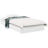 vidaXL Estrutura de Cama com Armazenamento Branco 80 x 200 cm