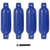vidaXL Para-choques para barco 4 pcs 41x11,5 cm PVC azul