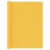 vidaXL Tela de varanda 120x400 cm tecido Oxford amarelo
