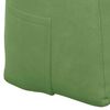 vidaXL Travesseiro para Costas Verde Claro 120 x 24 x 50 cm Veludo