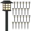 vidaXL Luzes Solares para Exterior com Pino de Aterragem 24 pcs PP