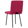 vidaXL Cadeiras de jantar 2 pcs veludo vermelho tinto