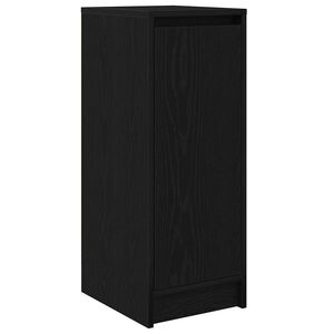 vidaXL Sapateira 29,5x34x76 cm derivados de madeira carvalho preto