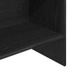 vidaXL Gabinete de Livros Carvalho Preto 60 x 35 x 180 cm