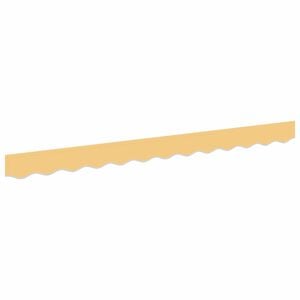 vidaXL Substitui&ccedil;&atilde;o de Valance de Toldo Areia 481 x 20 cm Poli&eacute;ster