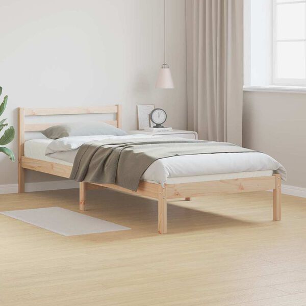 vidaXL Estrutura da Cama Castanho 208.6 x 157.6 x 69.4 cm