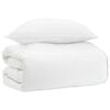 vidaXL Conjunto de Edredom com travesseiro Branco 135 x 200 cm