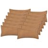 vidaXL Capa almofada 12 unid. HOUTEN Bege 40 x 80 cm Boucl&eacute;