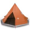vidaXL Tenda de campismo tipi para 4 pessoas imperme&aacute;vel laranja