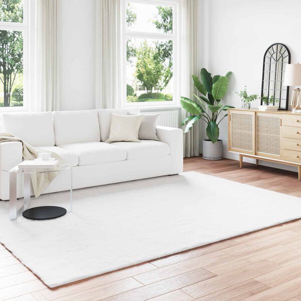 vidaXL Tapete de Pelo Sint&eacute;tico de Coelho Olite Branco 200 x 280 cm