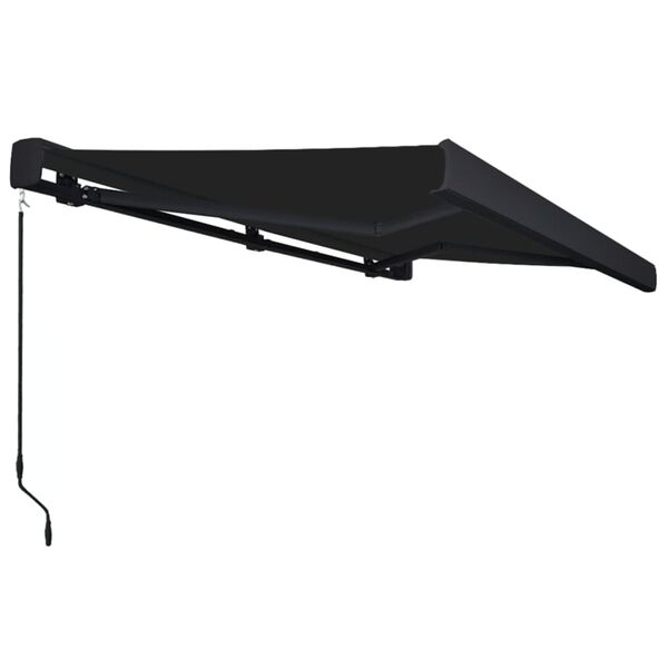 vidaXL Toldo manual com caixa 350x250 cm antracite